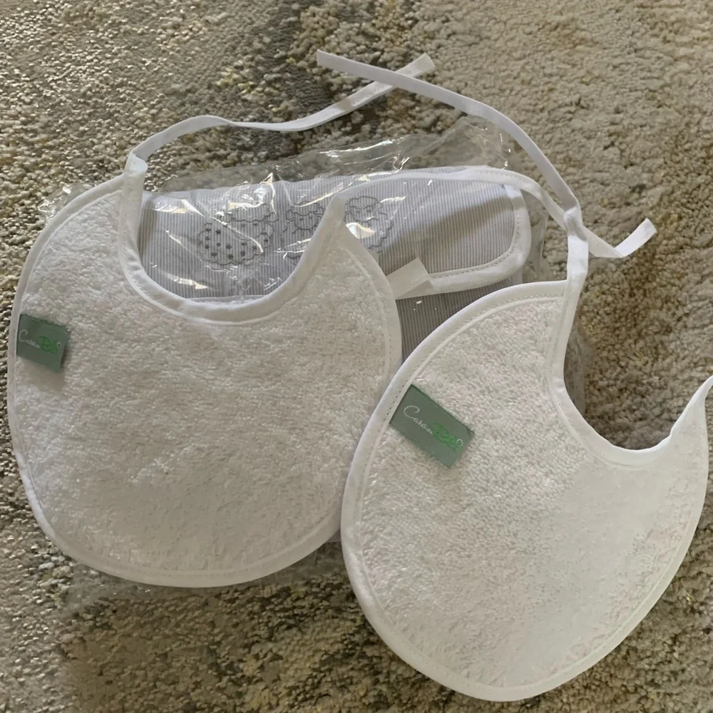 Chic Boutique Baby Bibs and Diaper Changer